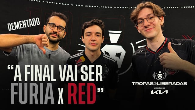 "A Final vai ser FURIA vs RED" | Tropas Liberadas CAÓTICO com JoJo e Frosty