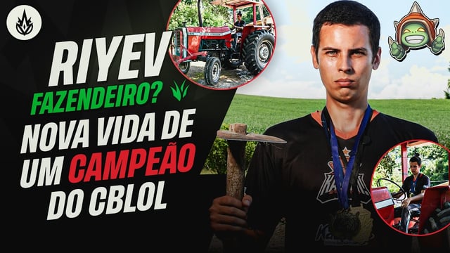 De campeão do CBLOL a fazendeiro? Conheça a nova vida do Riyev | CBLOL 2026